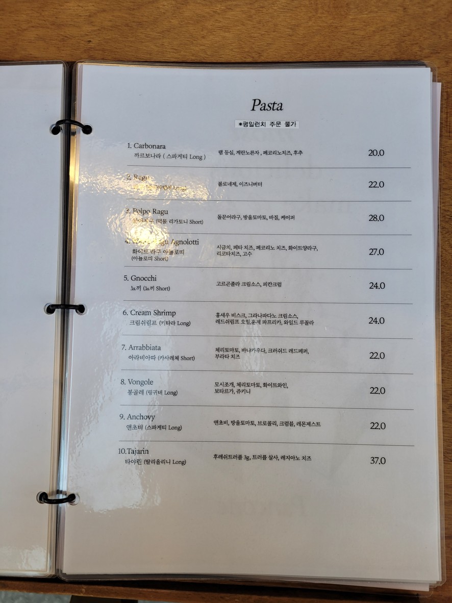 Panettone menu 2