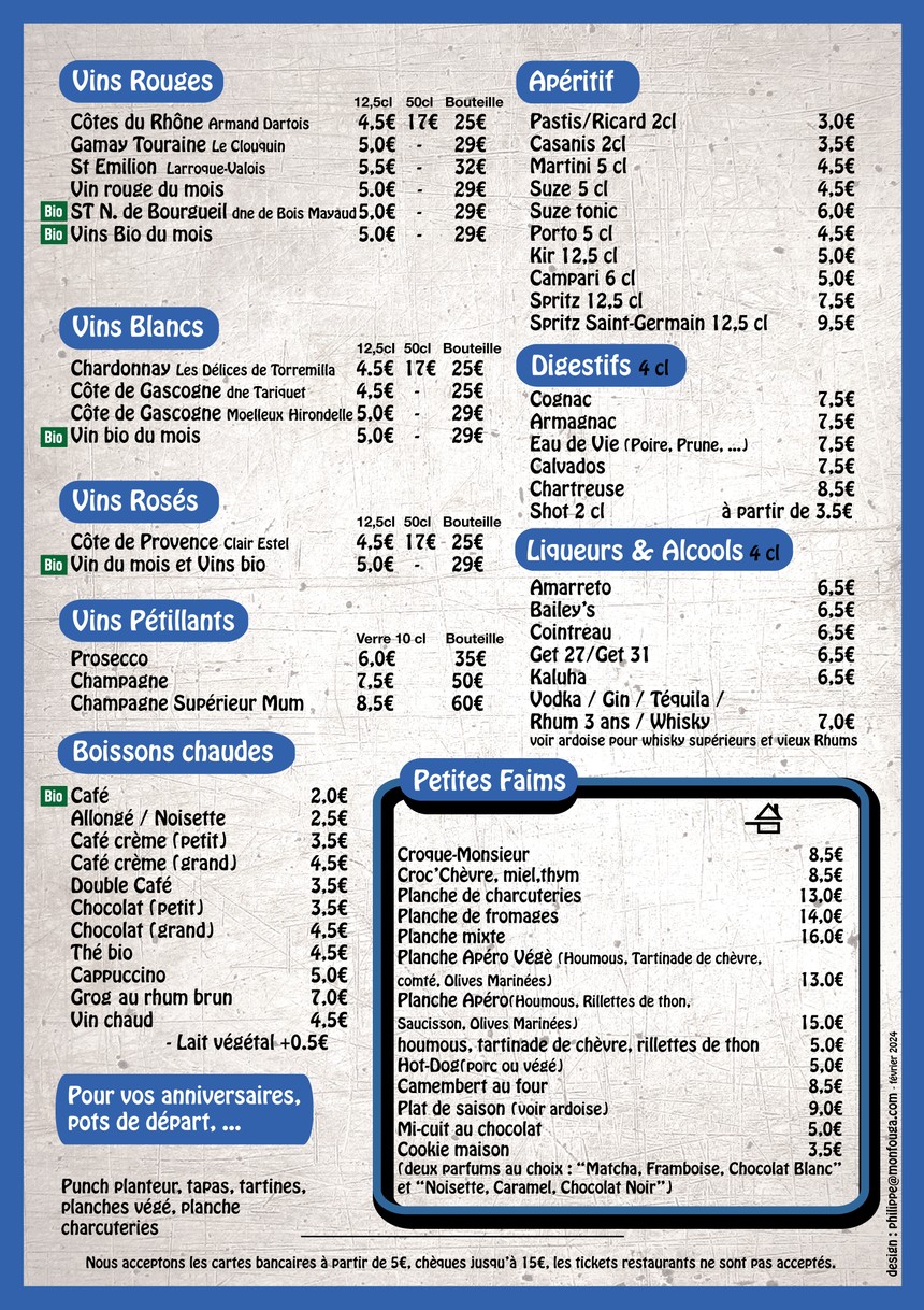 Lou Pascalou menu 2
