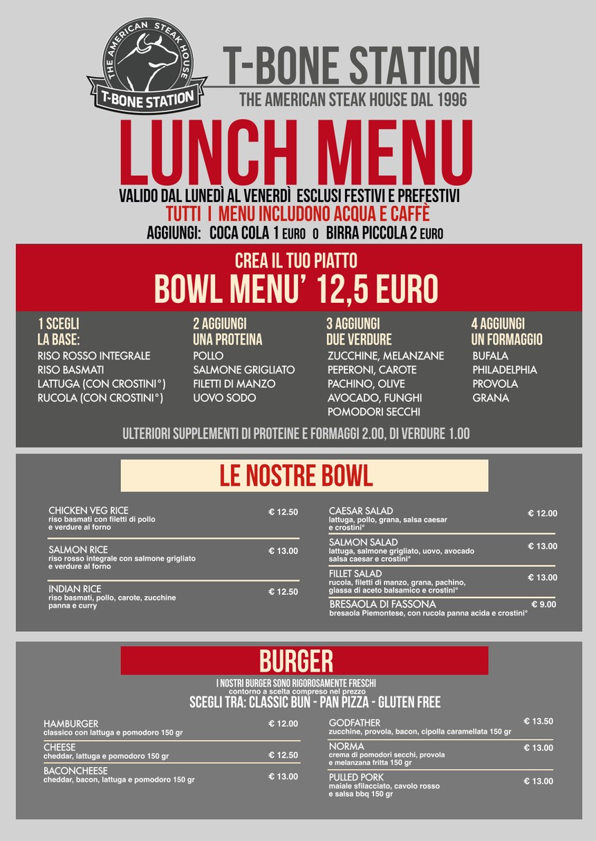 T-Bone Station menu 5