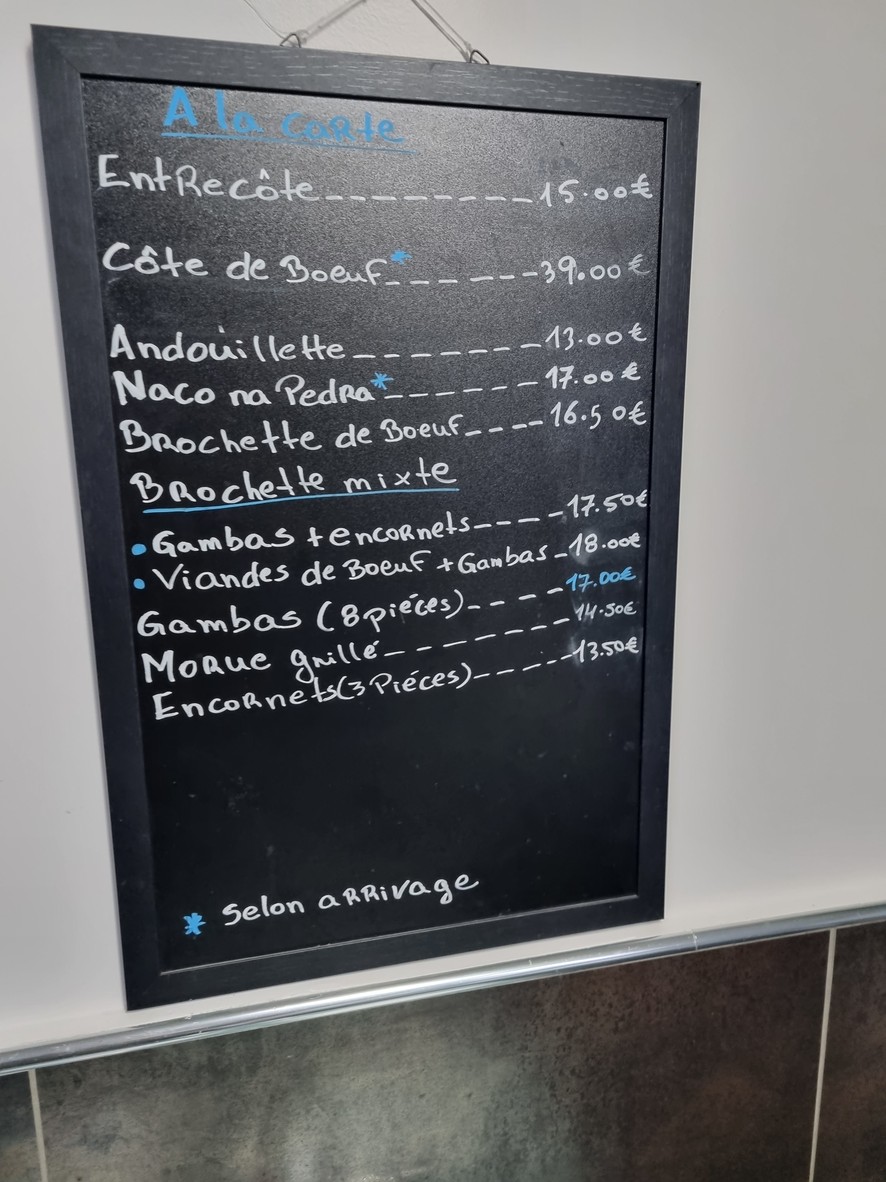 L'empereur du poulet "Le Petit Rapide" menu 2