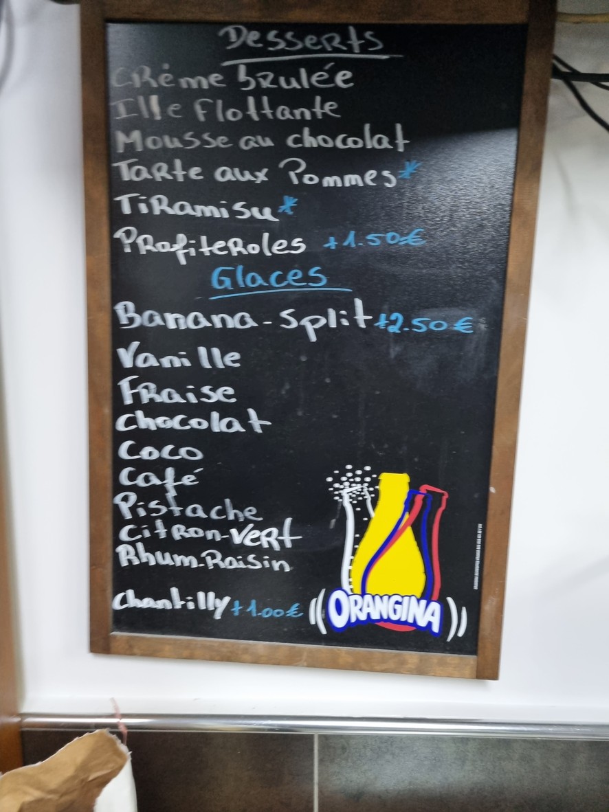 L'empereur du poulet "Le Petit Rapide" menu 3