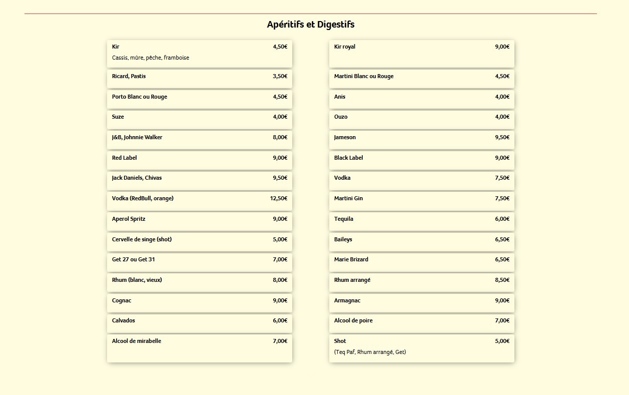 L'Olympe café menu 5