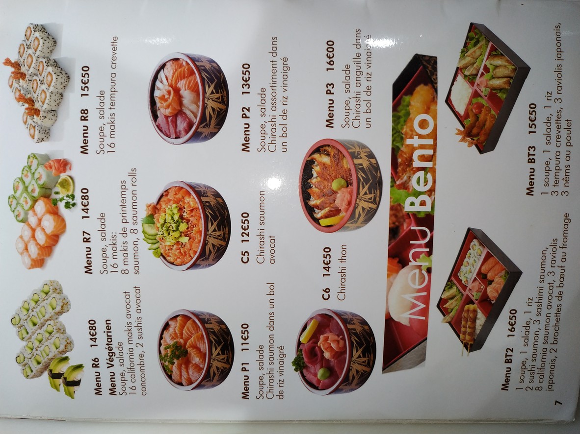 IKKO SUSHI menu 2