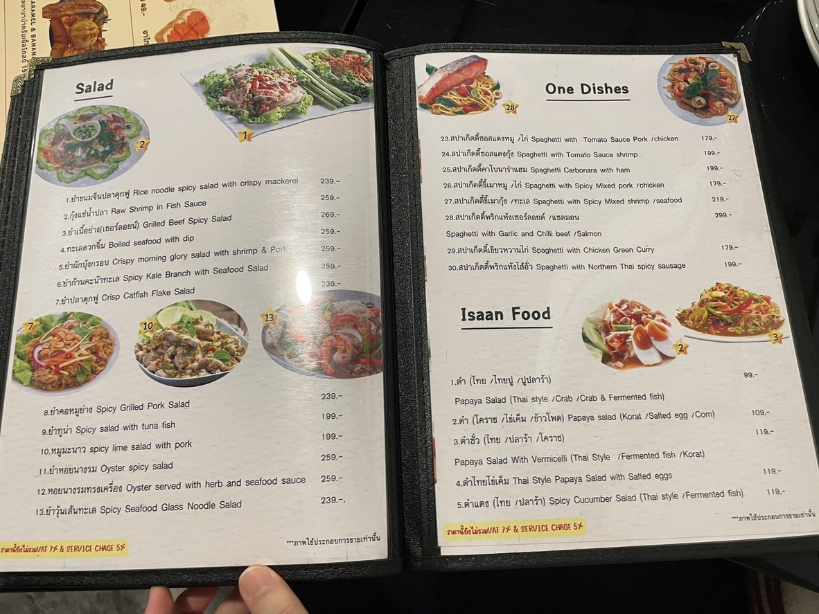 Thitaree Restaurant (ฐิตารีย์-สวนรถไฟ) menu 1