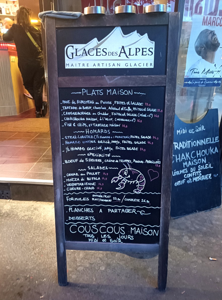 Botzaris Café menu 1