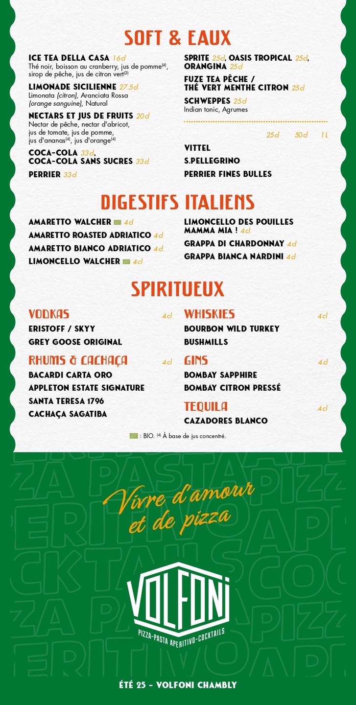 Volfoni Cormeilles menu 6