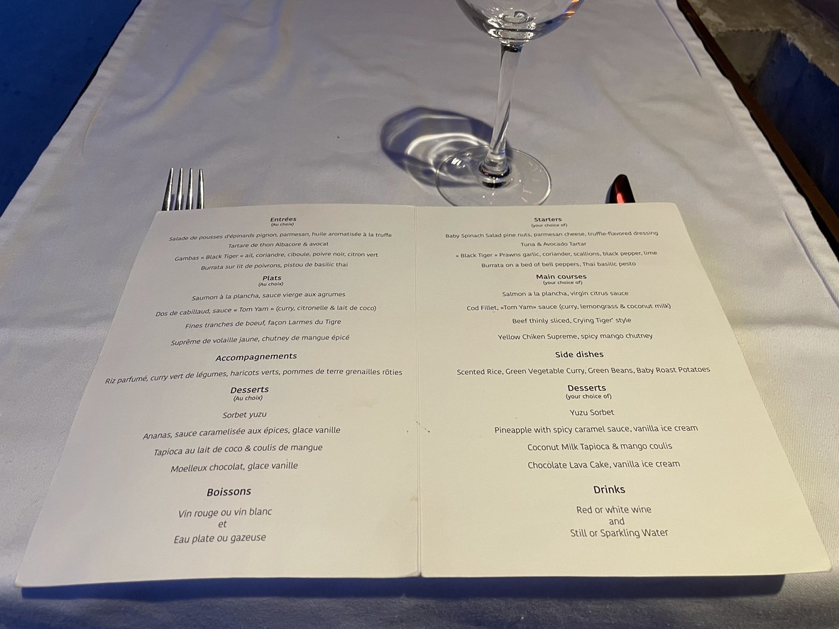 Ginger menu 1