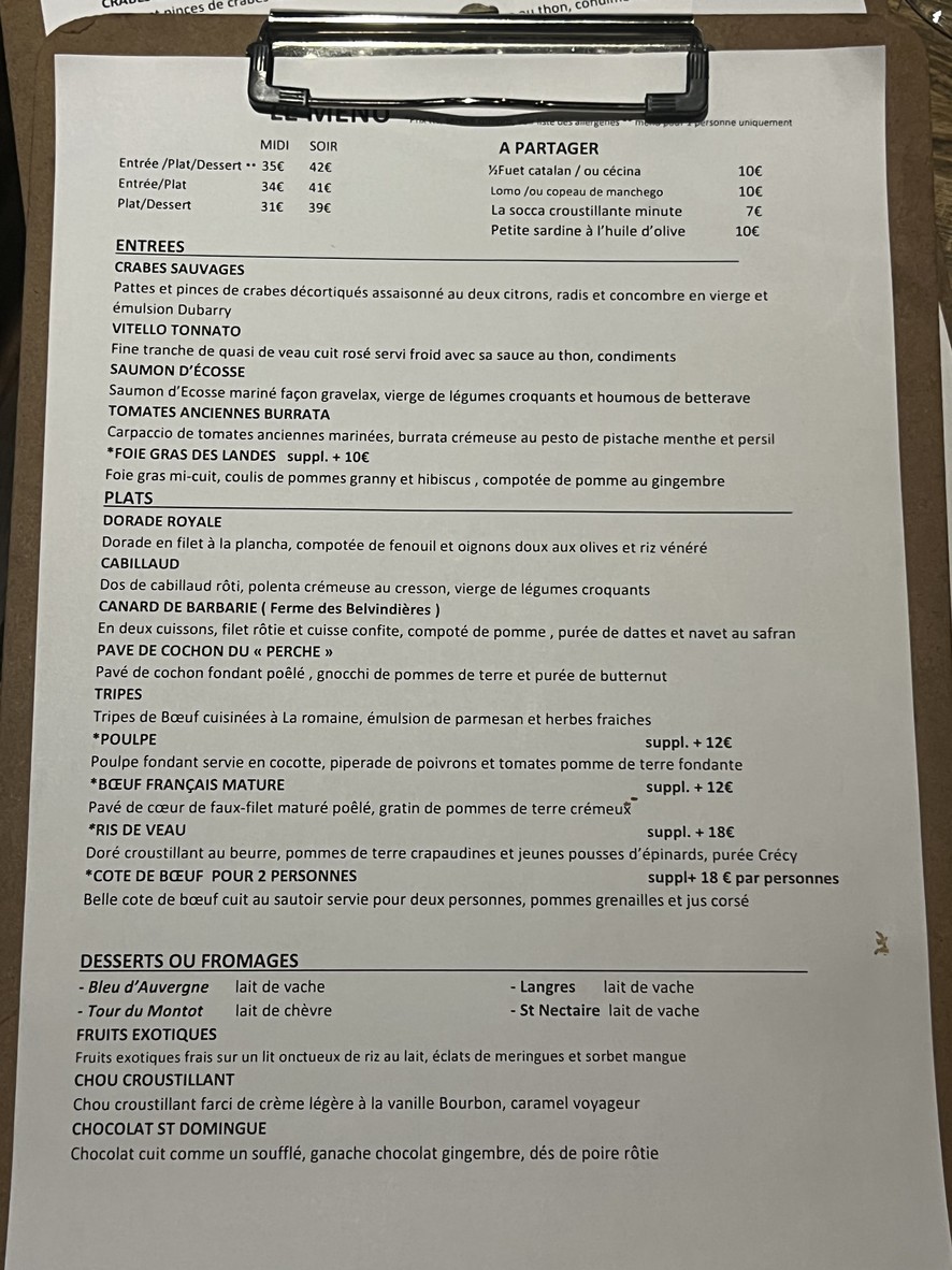 Le Cornichon - Paris 14 - Maison fondée en 2011 menu 1