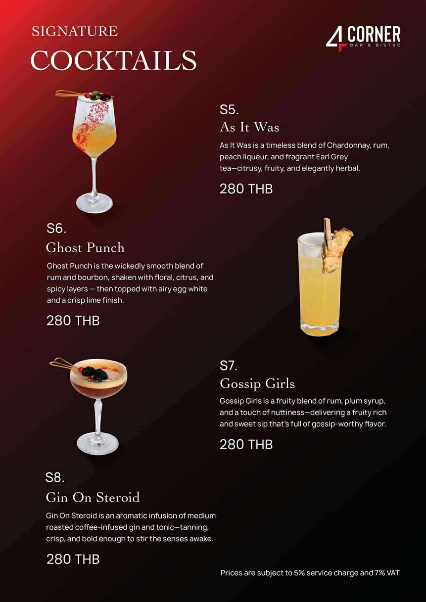 4Corner Bar & Restaurant menu 6