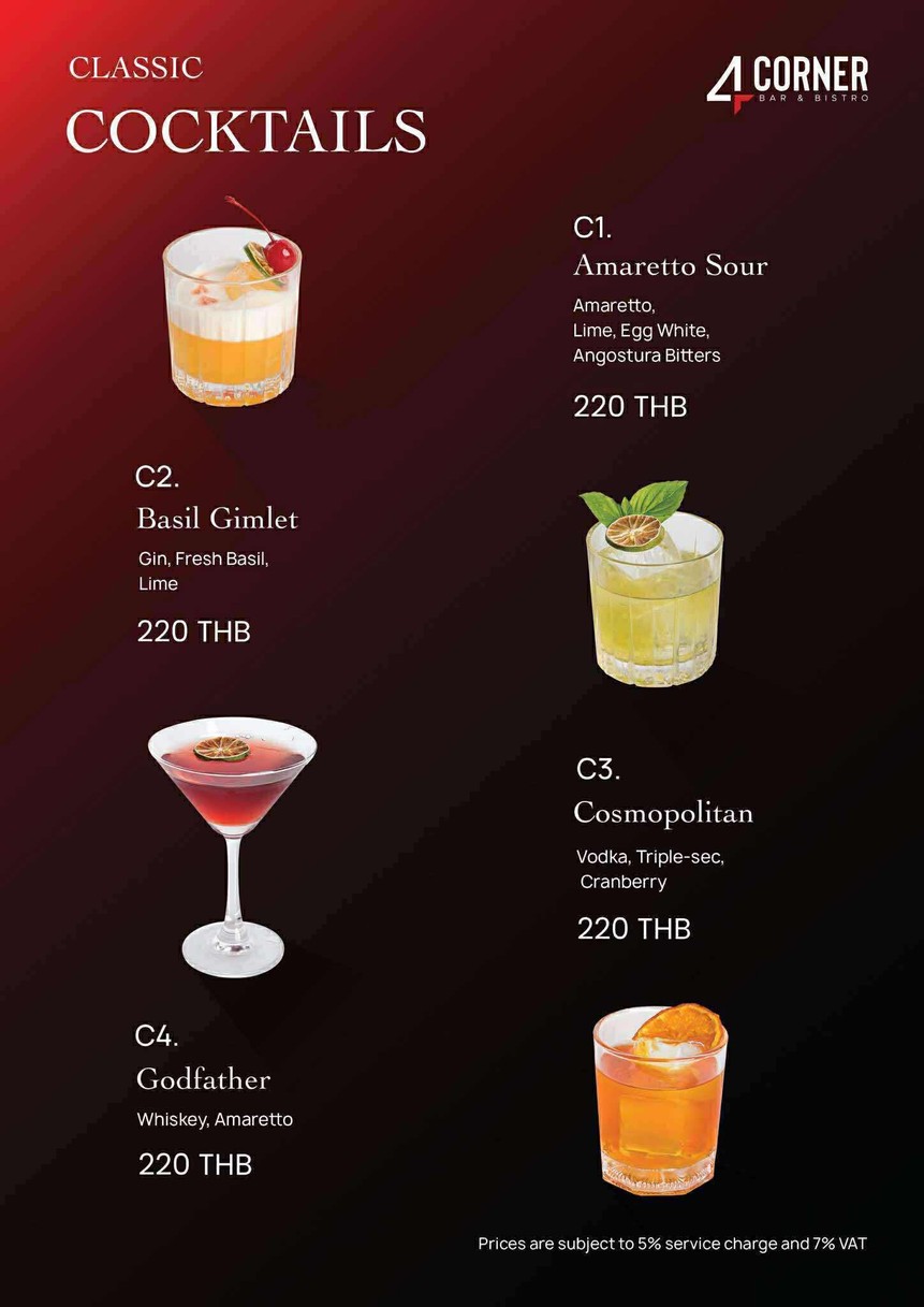 4Corner Bar & Restaurant menu 7