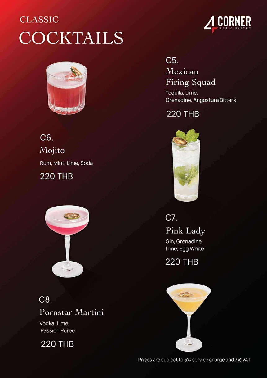4Corner Bar & Restaurant menu 8