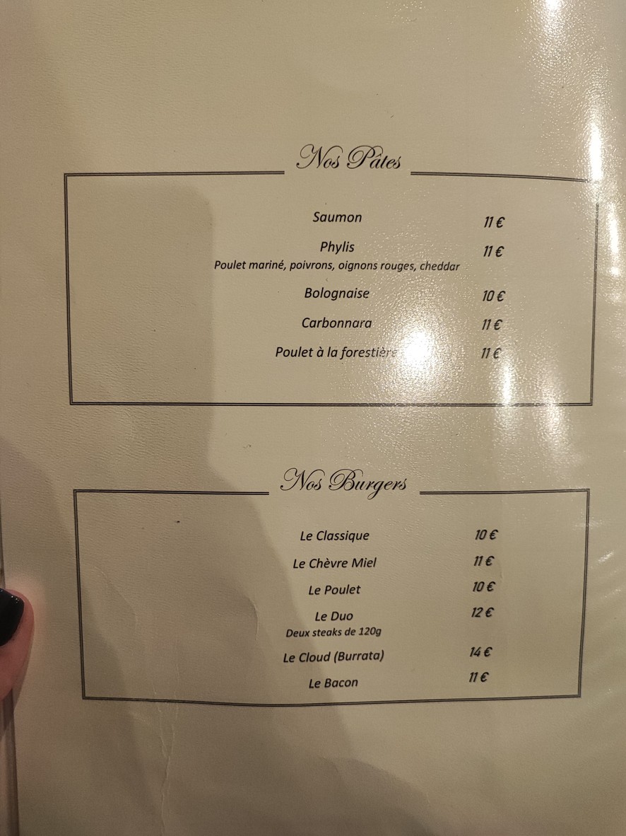 Le Cloud menu 3