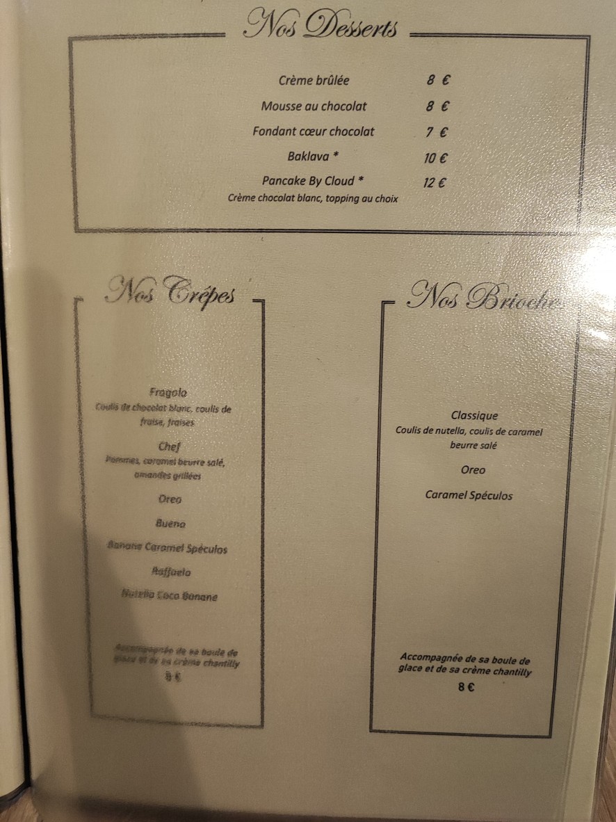 Le Cloud menu 5