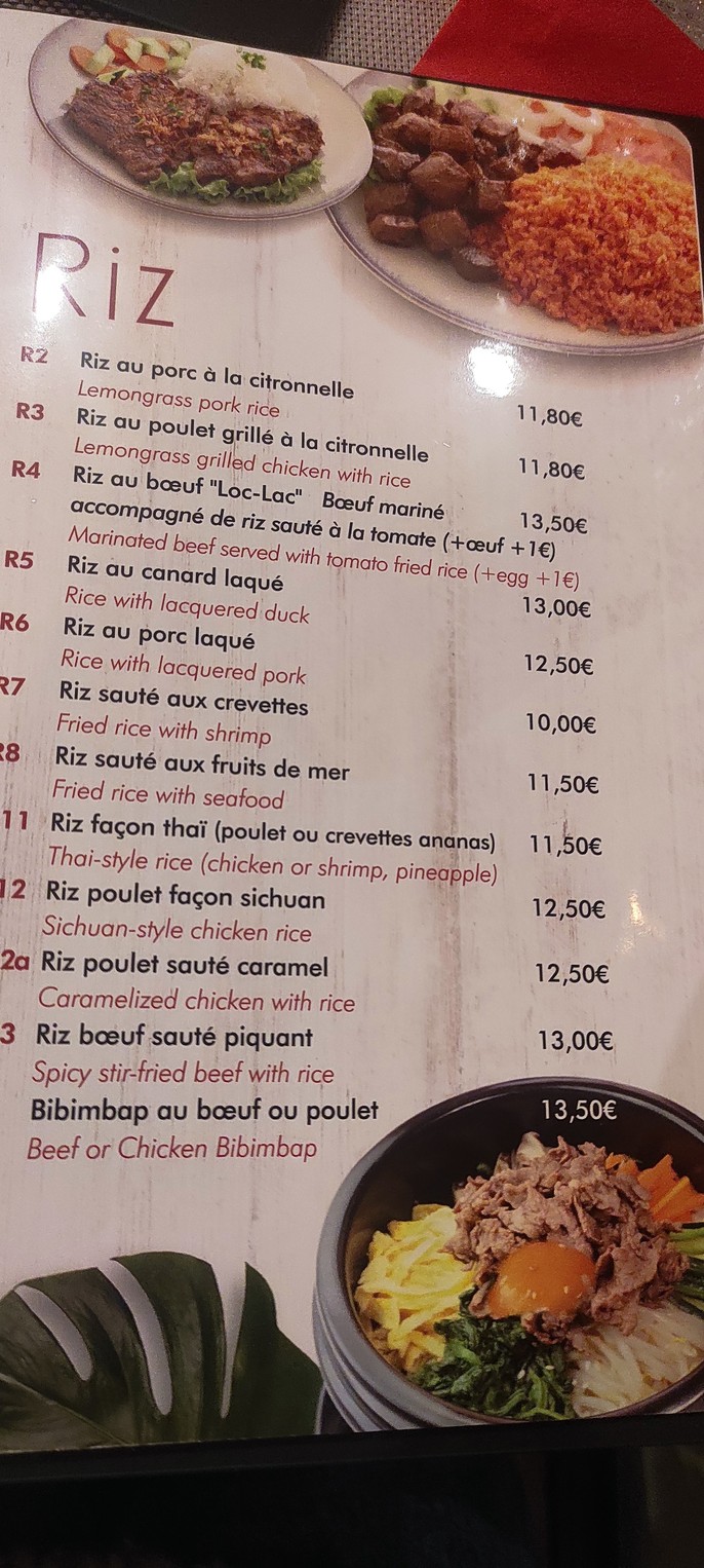Phô 66 menu 2