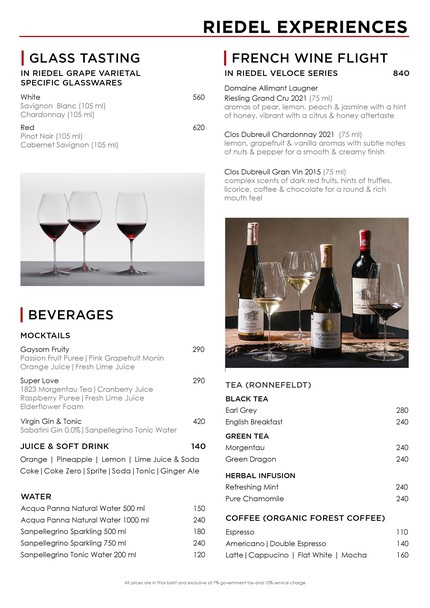 Riedel Restaurant & Wine Cellar