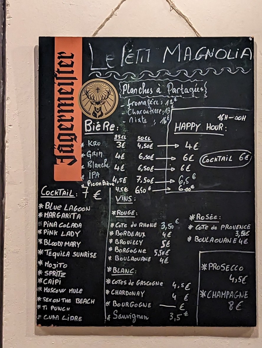 Le Petit Magnolia Café menu 2