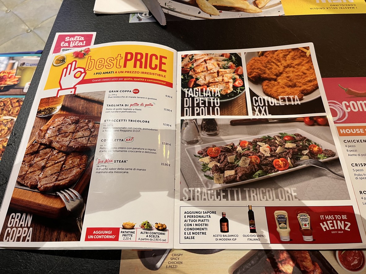 Roadhouse Restaurant Roma Termini menu 4