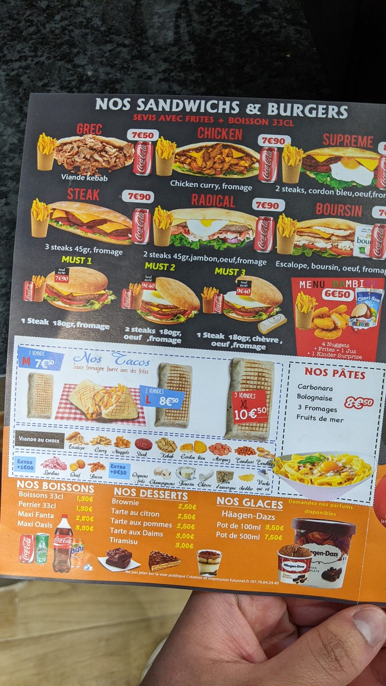 Magali Pizza menu 4
