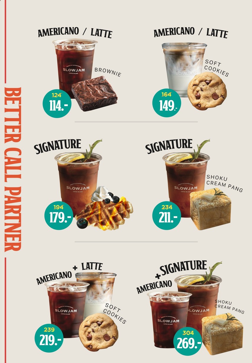 SlowJam Cafe - Coffee, People and more ... menu 2