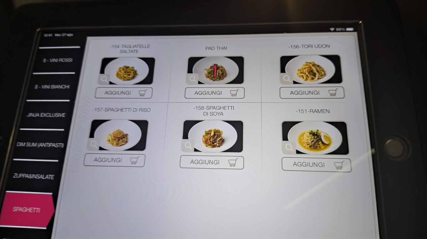 Jinjá Prati Ristorante menu 1