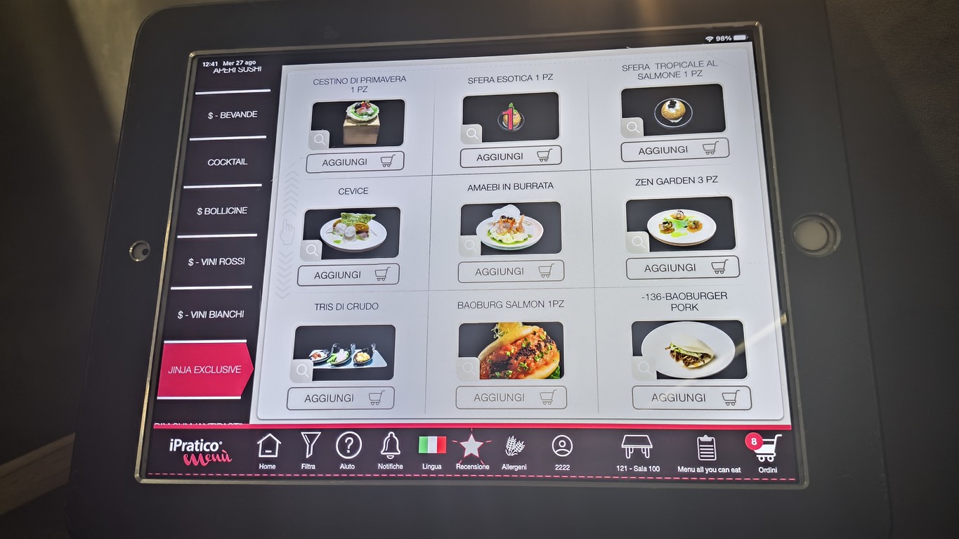 Jinjá Prati Ristorante menu 5
