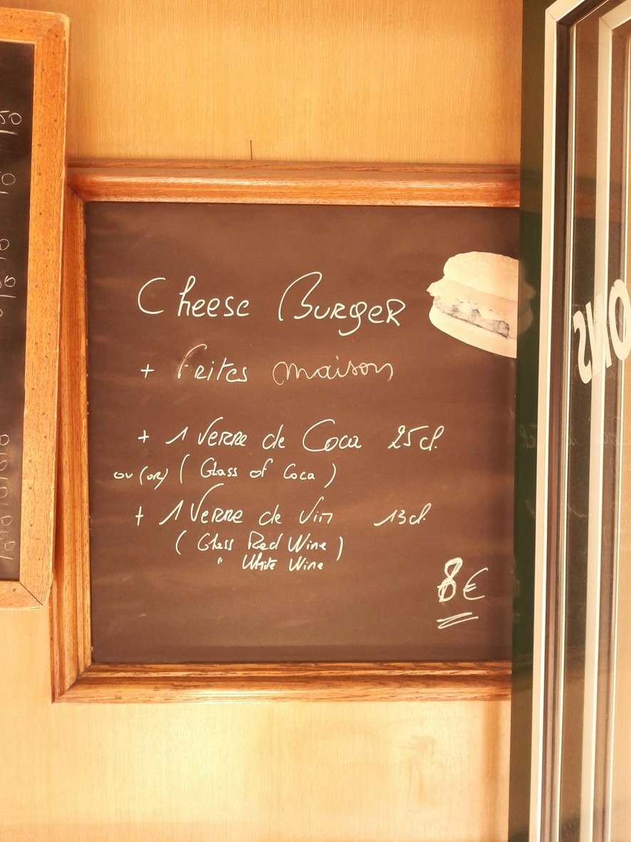 Le Lutétia menu 3