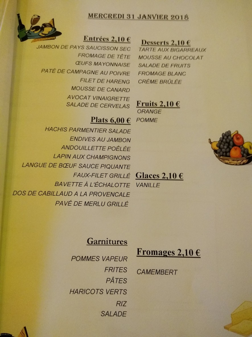Restaurant Chez M'alipasa menu 2