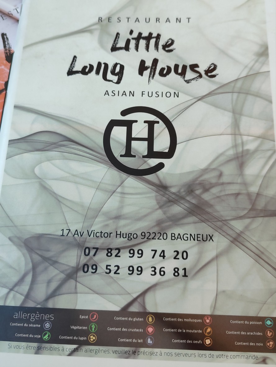 Little Long House menu 1