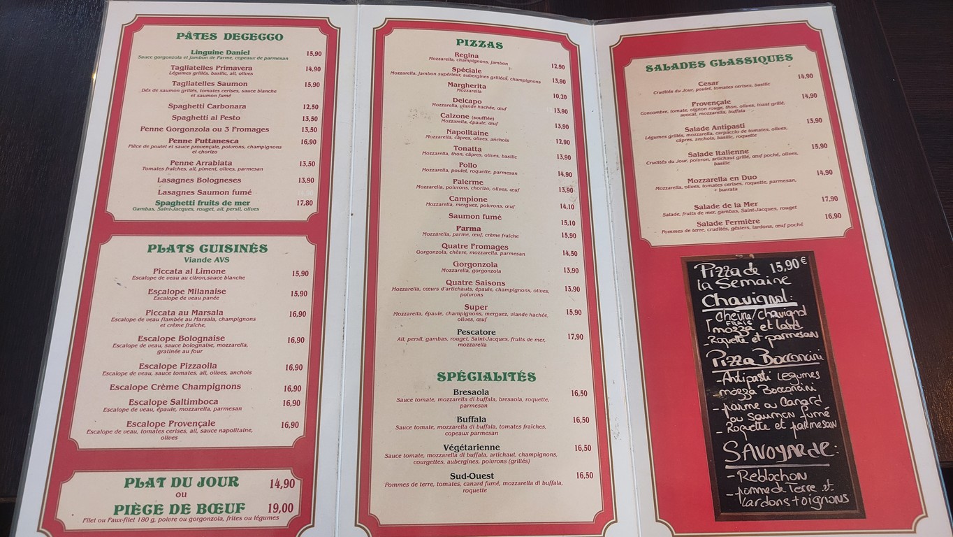 Pizza Roma menu 2