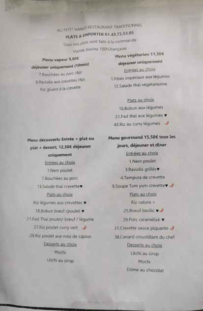 Au Petit Hanoï