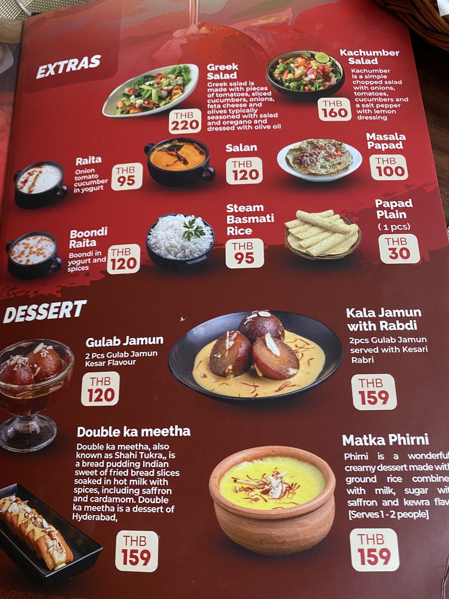 Dum Handi Biryani - Park Avenue - Indian Restaurant menu 5