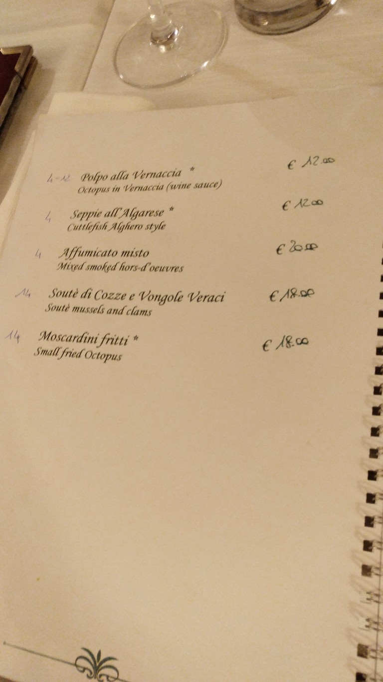 Capo Boi menu 2