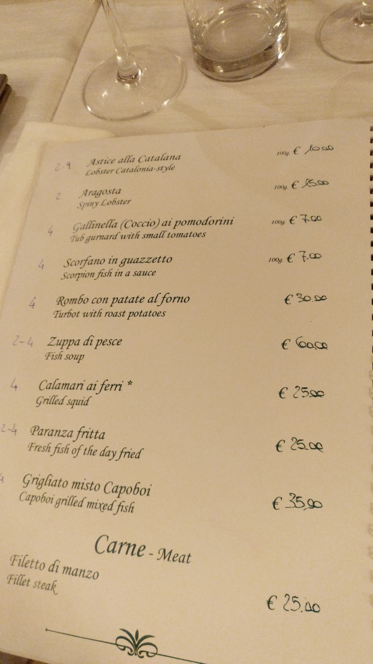 Capo Boi menu 6