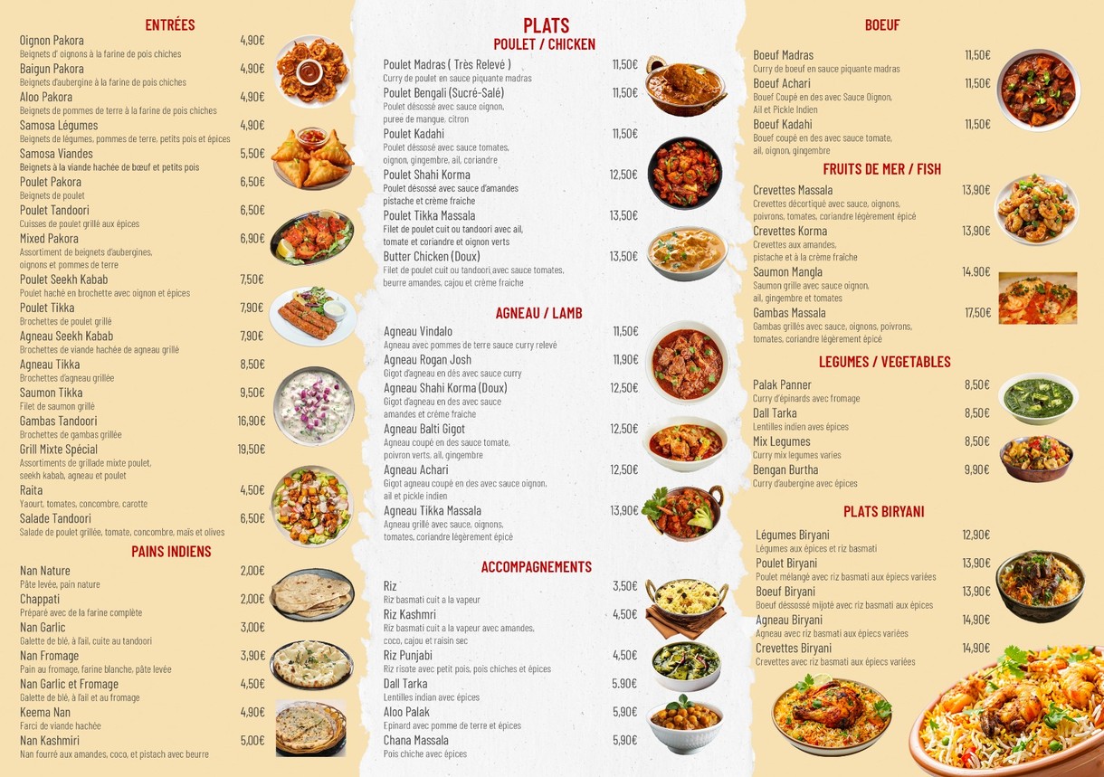 Spicy World menu 2