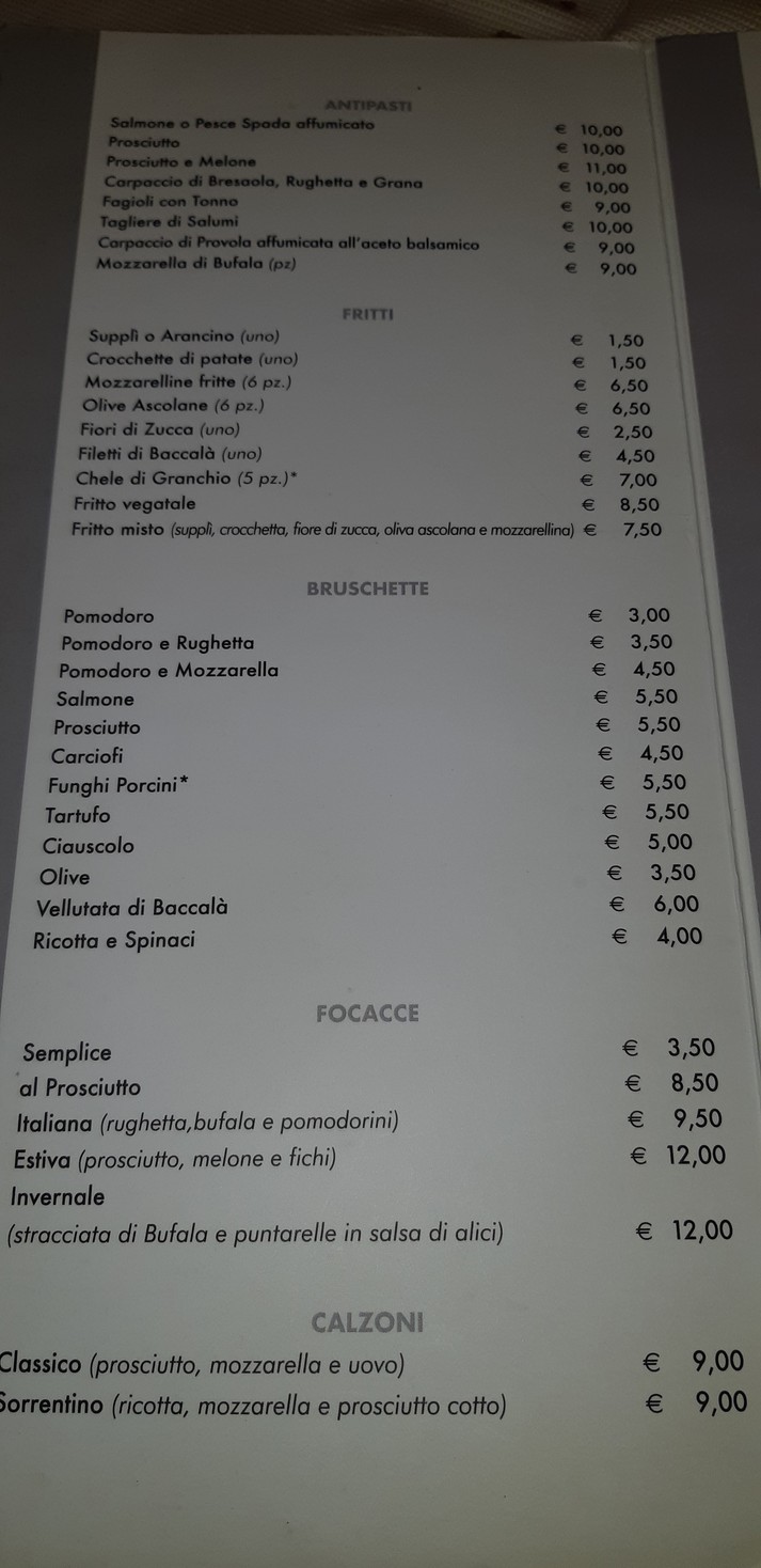 Stella Gemella menu 1