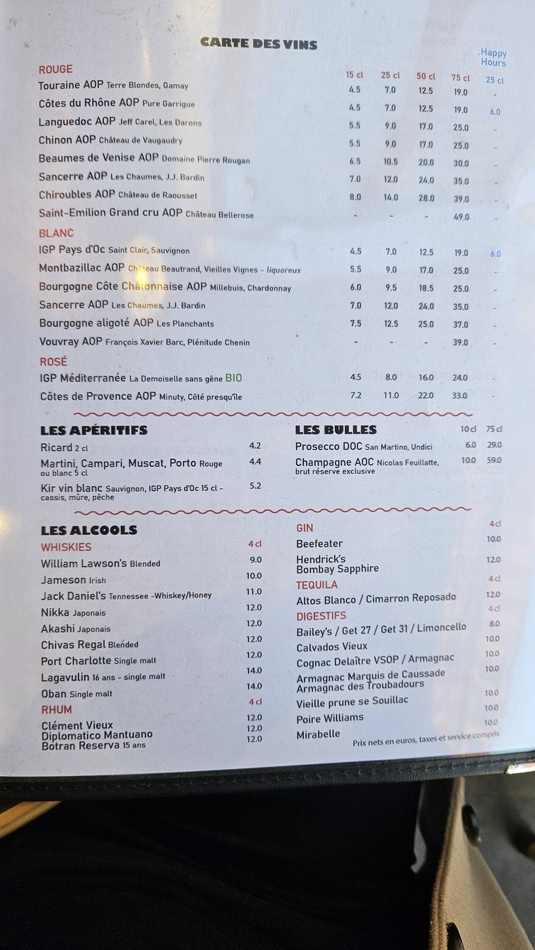 Mon Colonel menu 4
