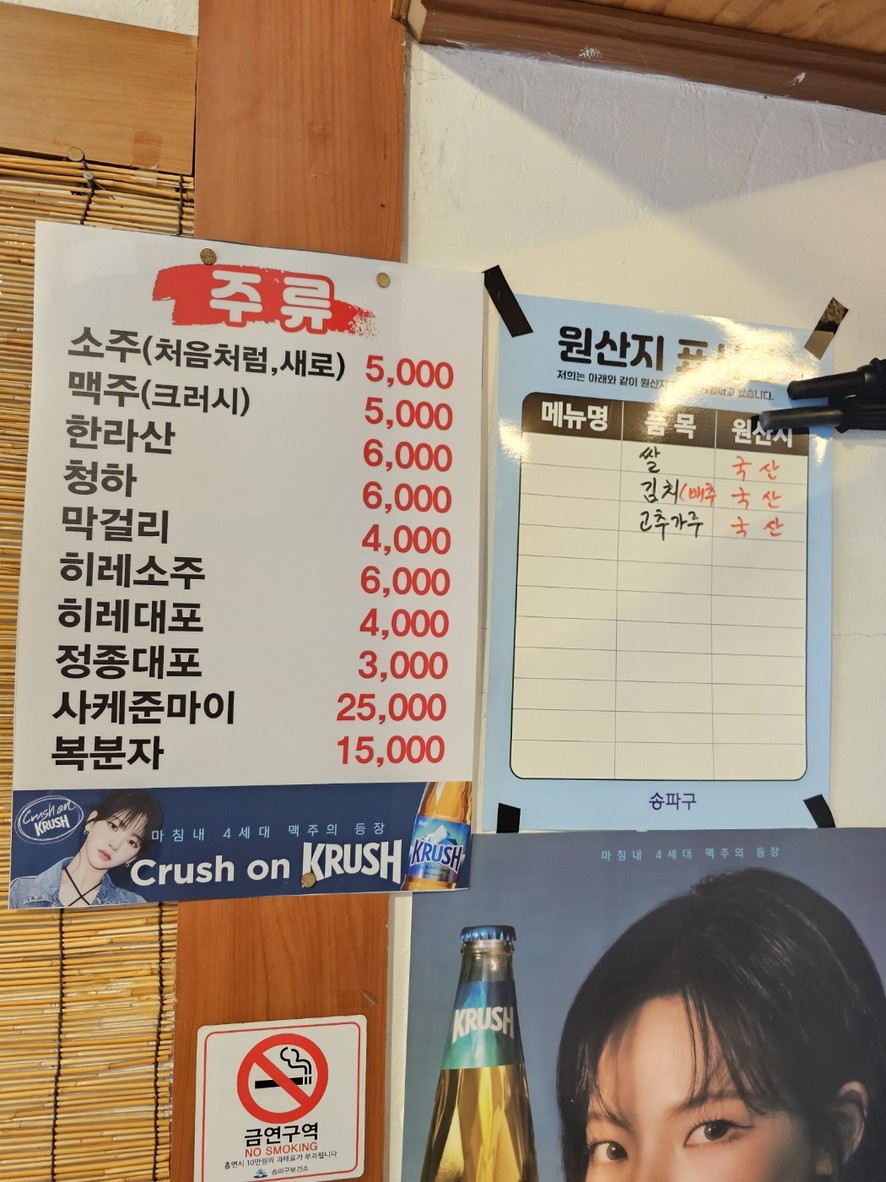 Sigdowon menu 2