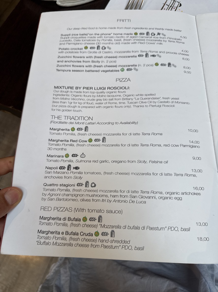 Emma Pizzeria Restaurant menu 1