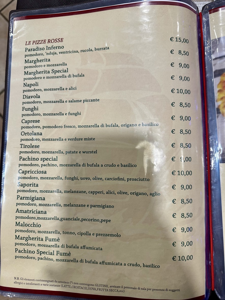 Il Brigantino menu 2
