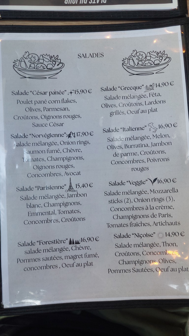 Bistro Nella menu 1