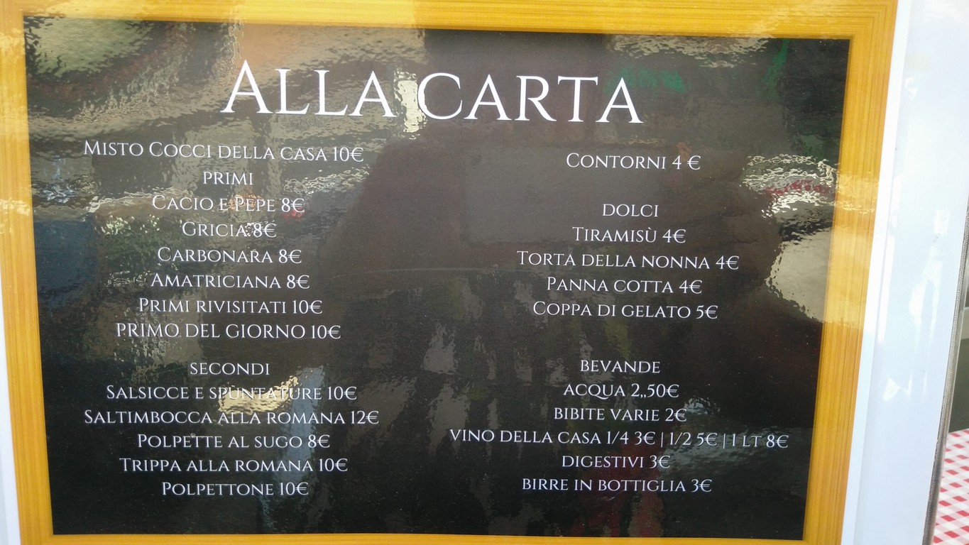 Dar Bottarolo - Conca D'oro menu 2