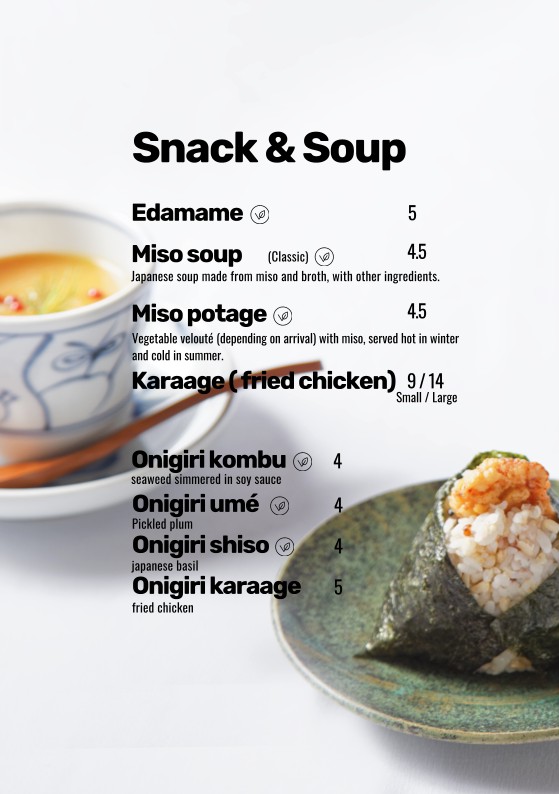 Cococo menu 1
