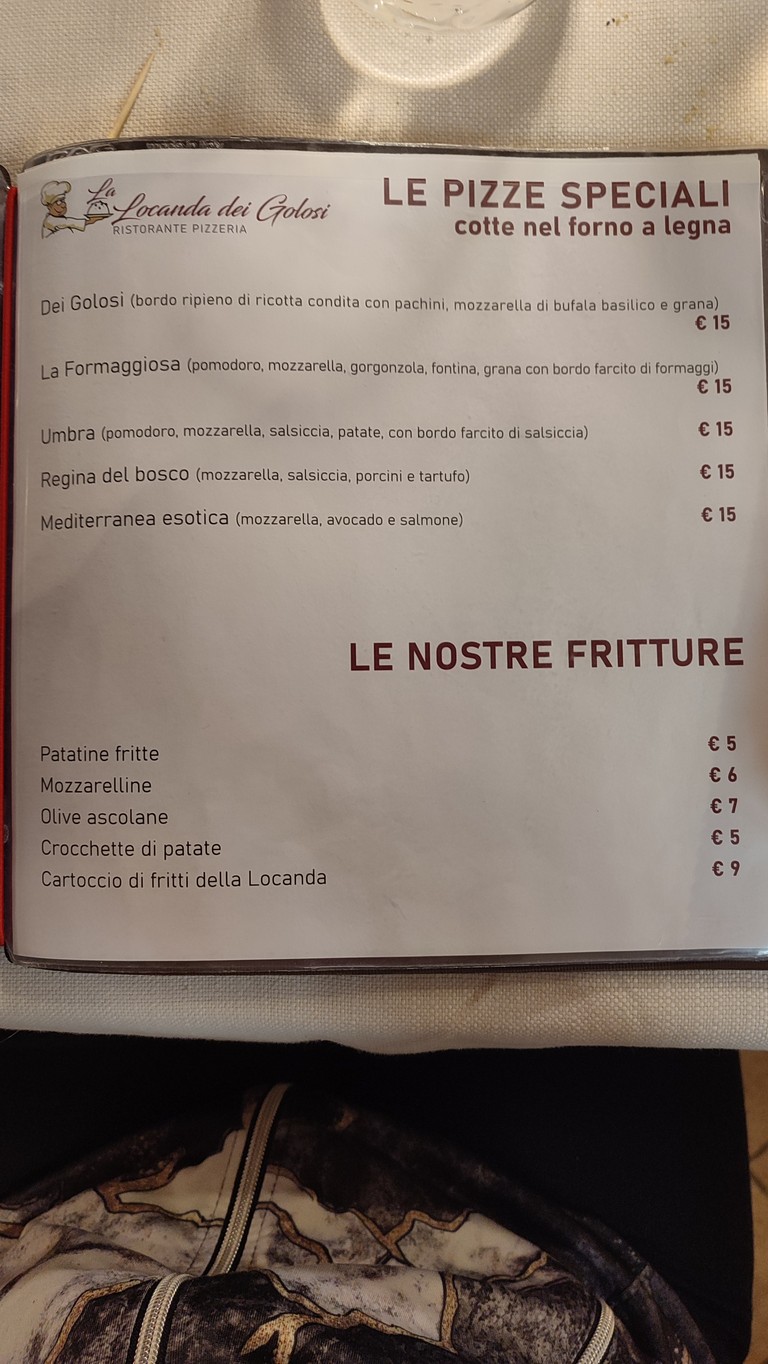 Trentino menu 3