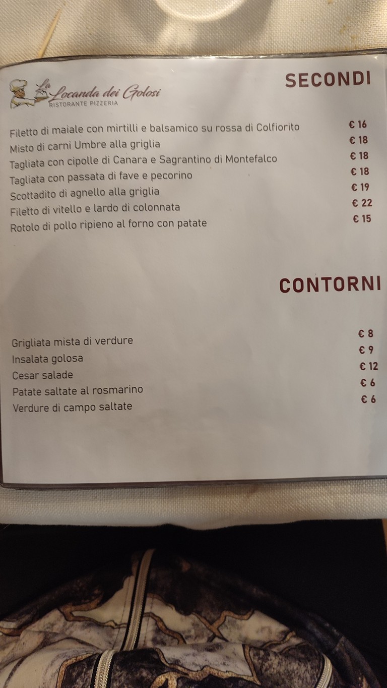Trentino menu 4