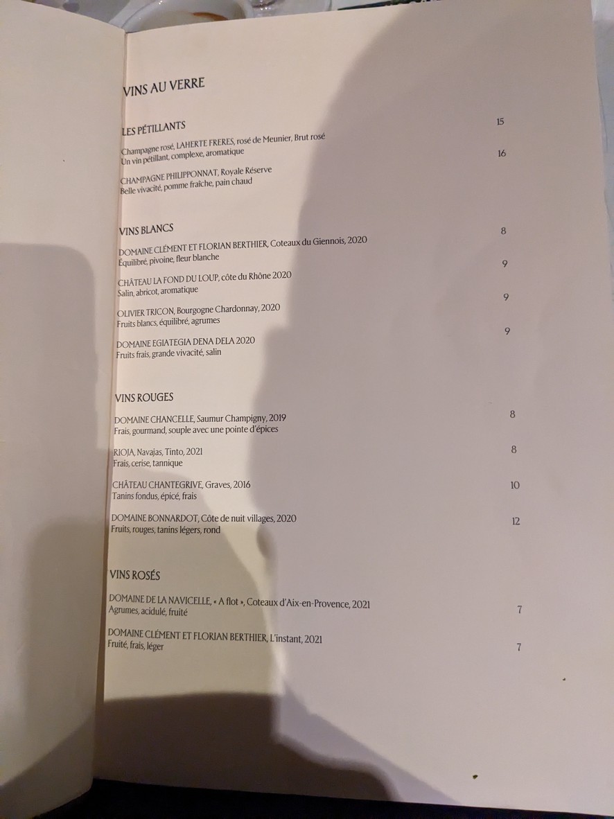 Abstinence - Restaurant & Bar menu 2