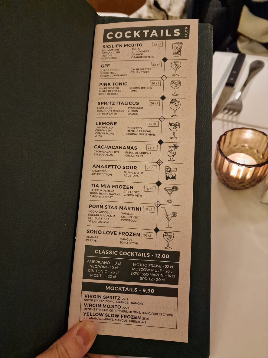 Ozio menu 4