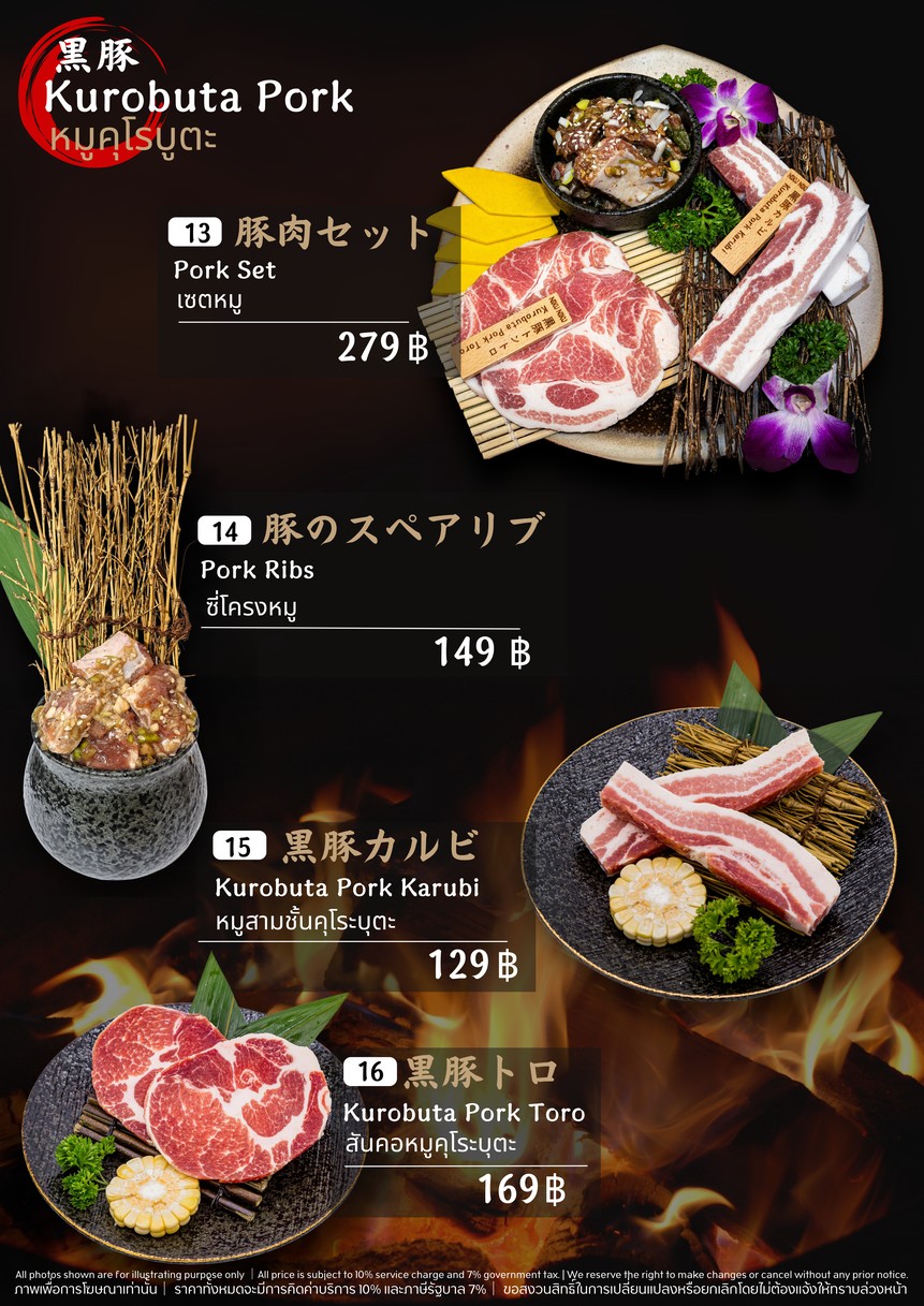 NIKU NIKU Japanese BBQ menu 5