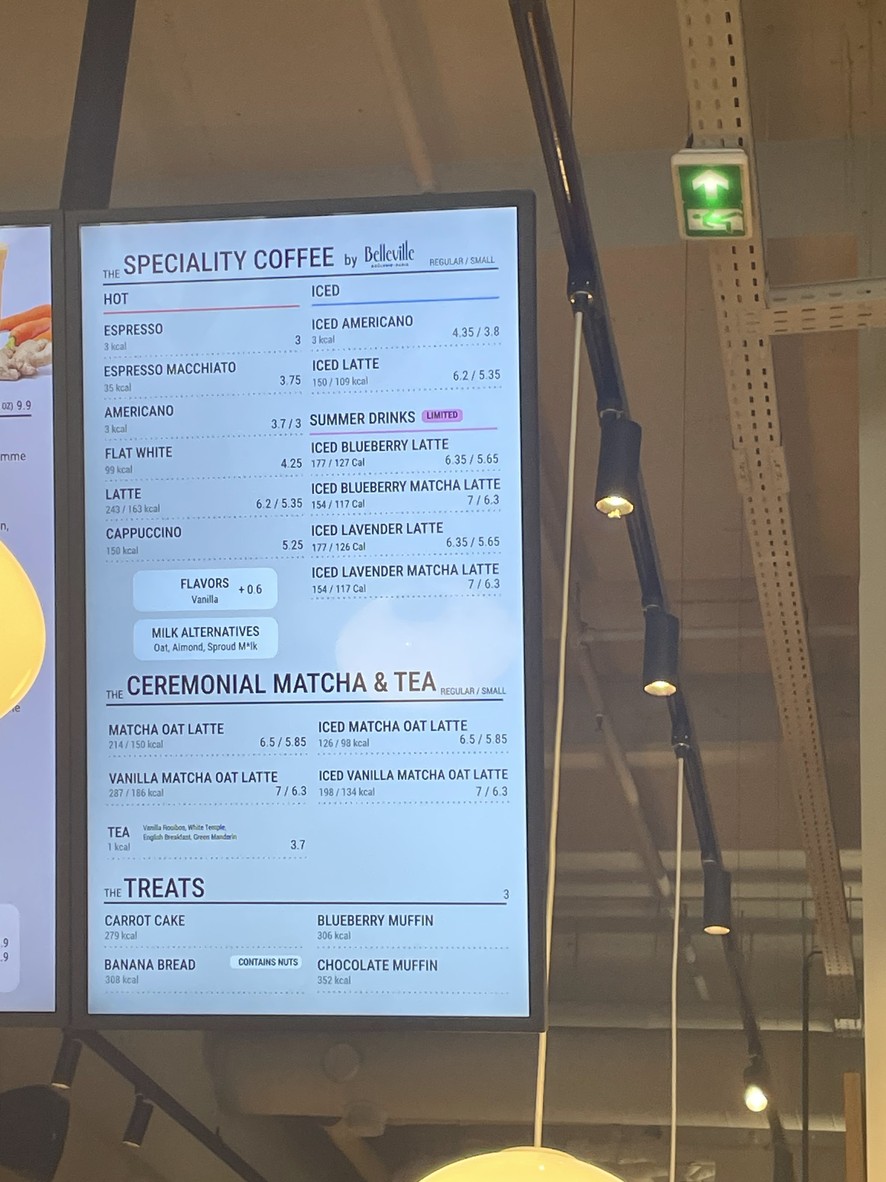 JOE & THE JUICE menu 3
