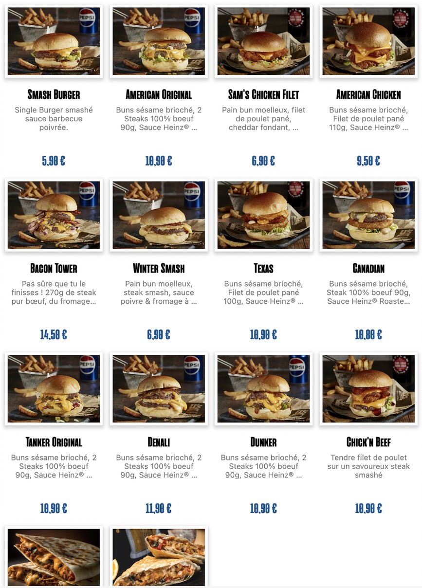 U's Canteen - Paris 20 Davout menu 2