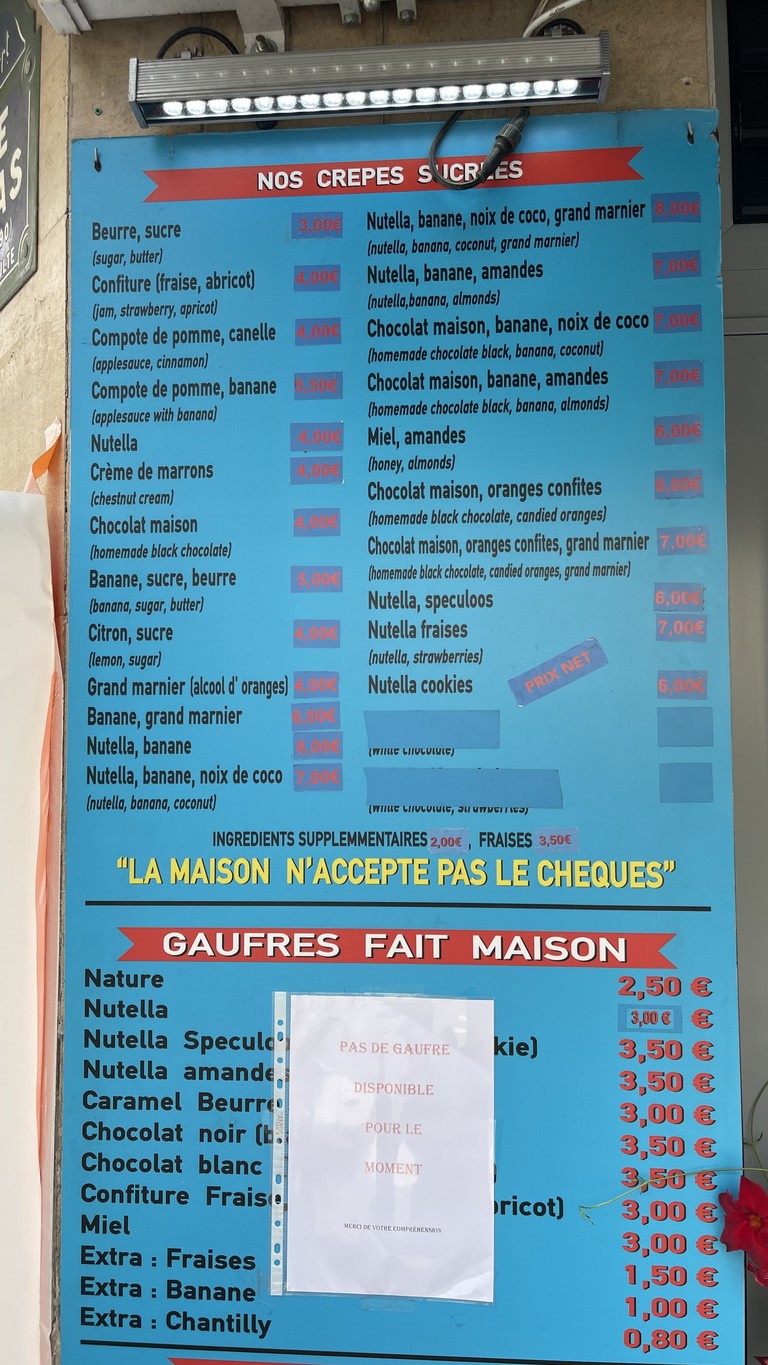 Au P'tit Grec menu 3